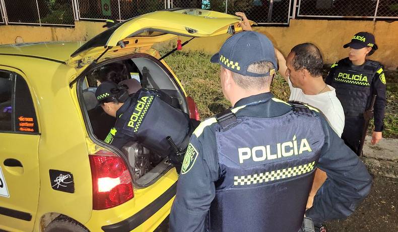 Operativo de seguridad y control al gremio de taxistas