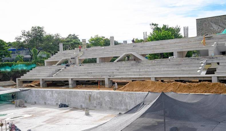 Obras de las Piscinas de la 42 avanzan satisfactoriamente