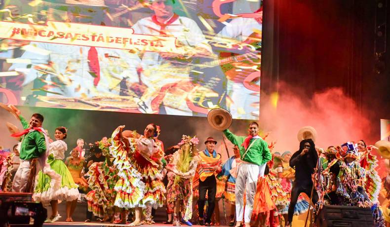 Tradición y cultura brillaron en el lanzamiento del 50° Festival Folclórico Colombiano