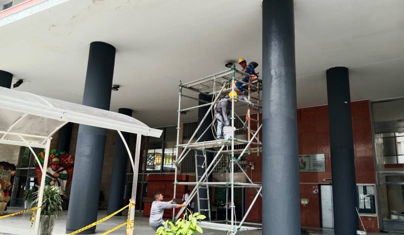 Comenzó embellecimiento de la fachada de la Gobernación del Tolima